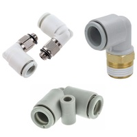  Pneumatic Elbow Threaded-to-Tube Adaptors category image