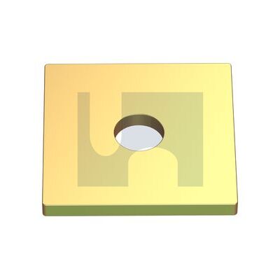 Zinc Yellow Passivate Round Hole Square Washers category image