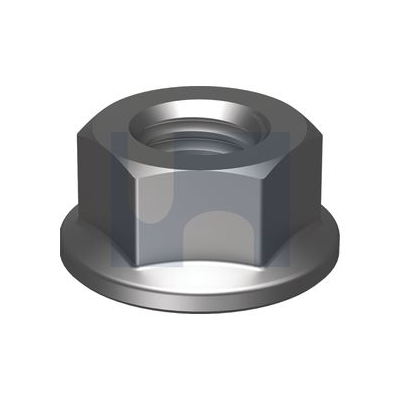 Zinc Plated RoHS Compliant Flange Hex Nuts category image