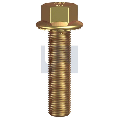 Zinc Yellow Passivate Flange Bolts category image