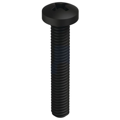 Zinc Black Passivate Pan Head Machine Screws category image