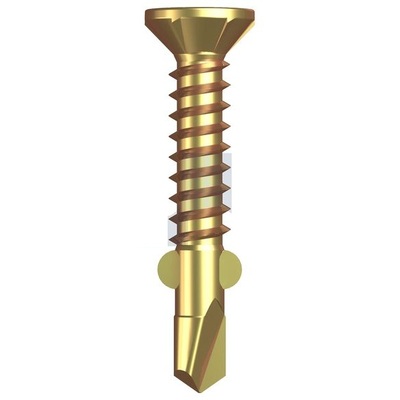 Zinc Yellow Passivate Countersunk Ribbed Metal Point With Wings category image