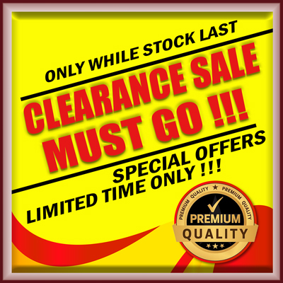 Clearance  - Must Go Sale  Category